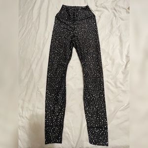 Gymversus XSmall black & white spot full length leggings - excellent condition